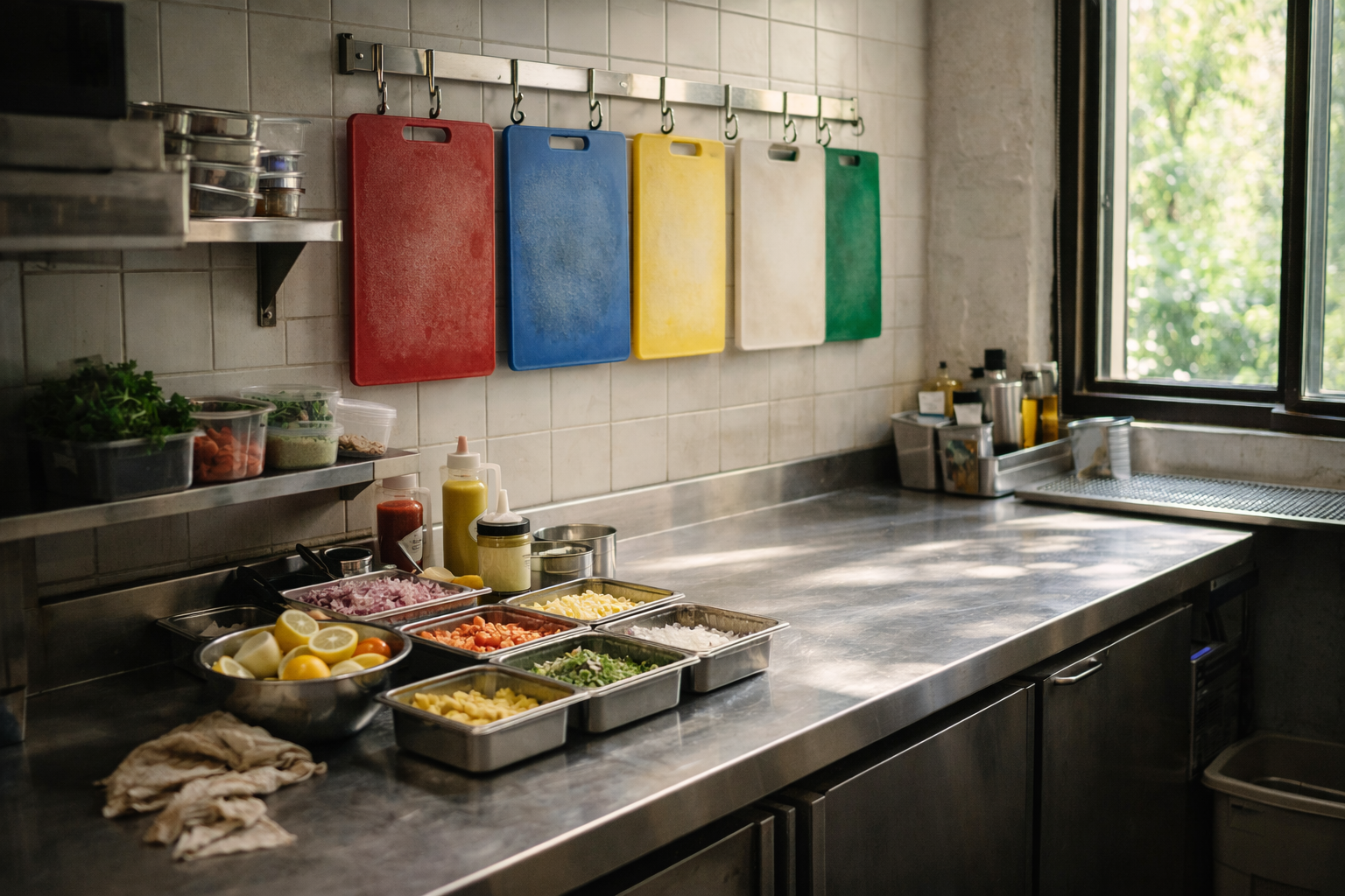 Prevenire contaminazione crociata allergeni in cucina